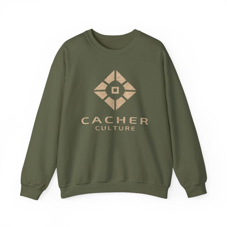 Cacher Culture Logo Crew Neck Sweatshirt (Multiple Colors) - Click to Purchase