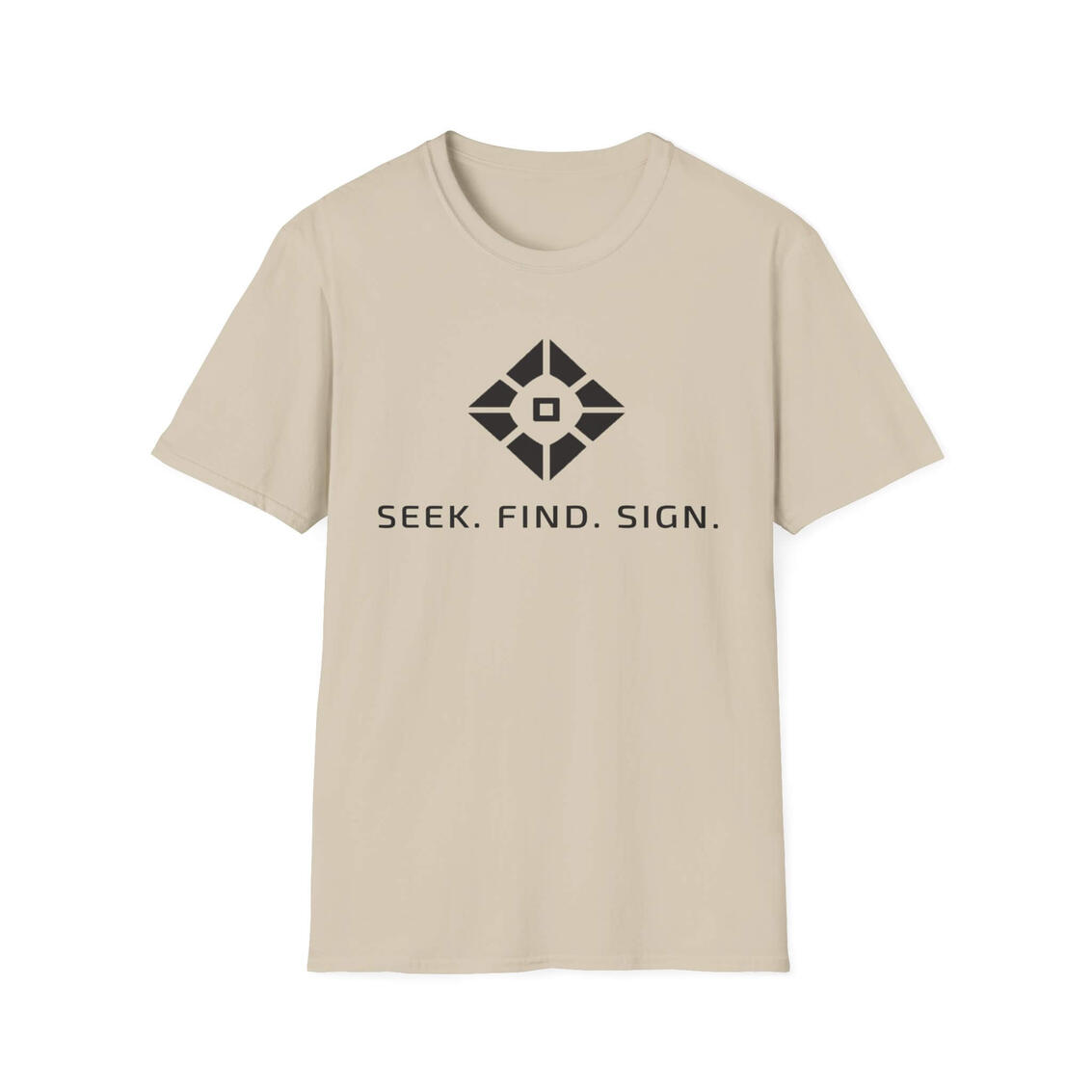 Seek.Find.Sign Front and Back Logo T-Shirt (Multiple Colors) $28.99